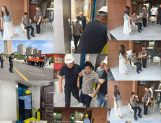 灌南县城发物业开展电梯困人应急救援演练
